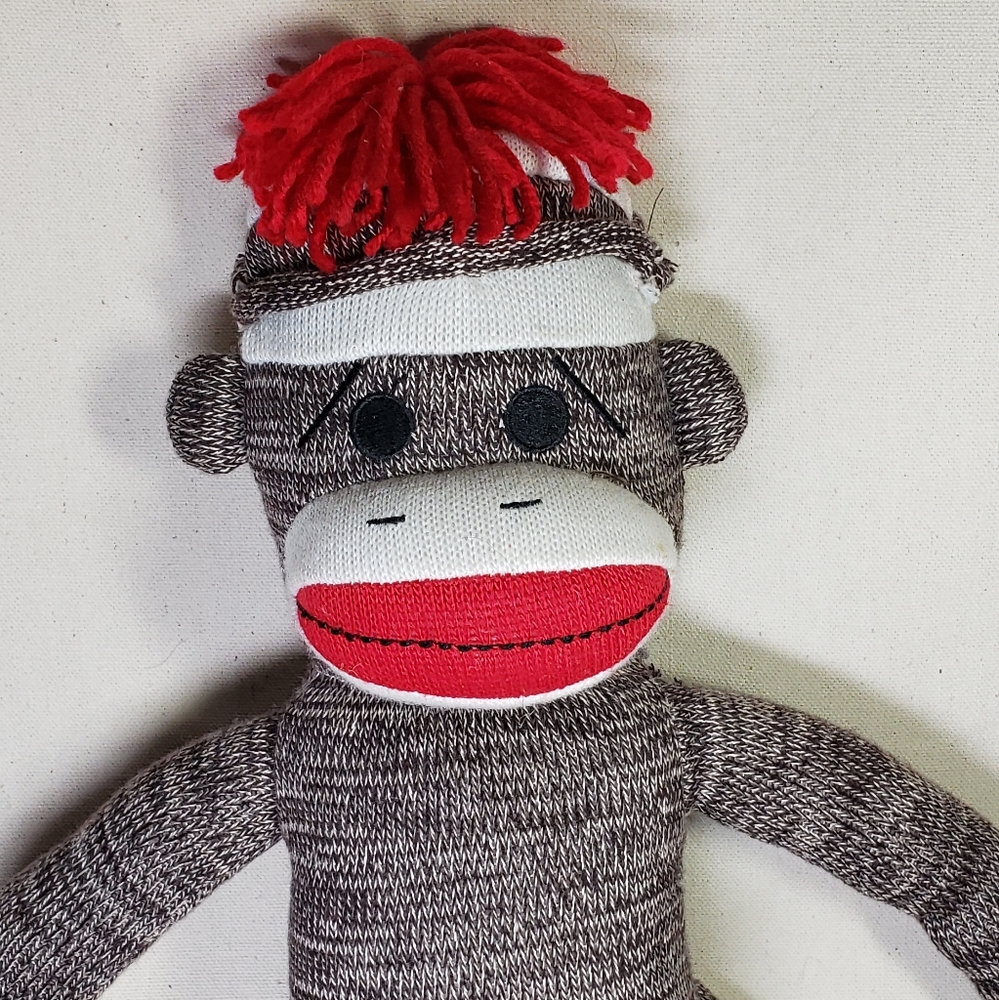 NEW- Sock Monkey by Schylling
